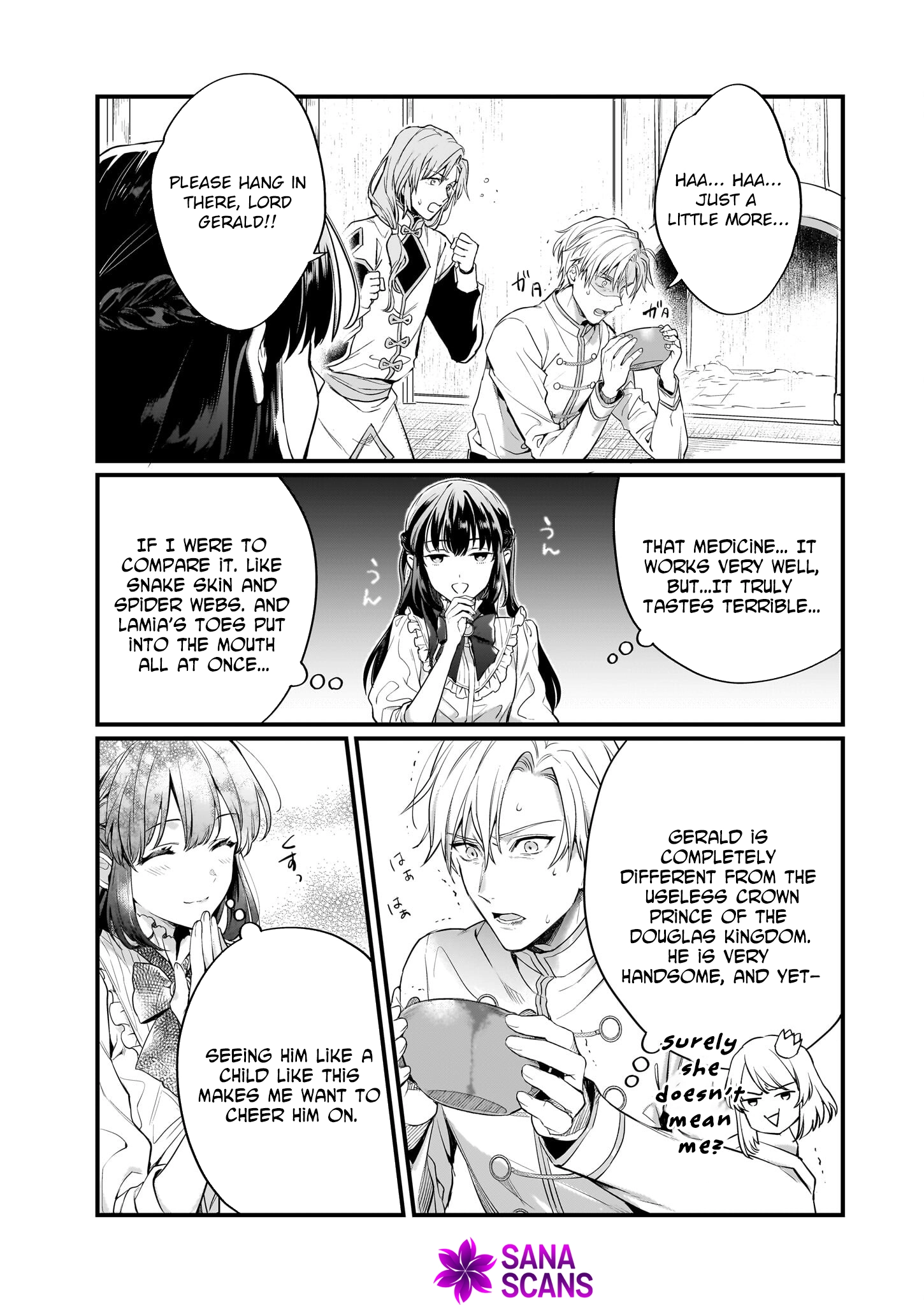 The Exiled Former Lady Loved by a Prince She Found in the Forest, Awakening as a Saint. Chapter 4 Page 5